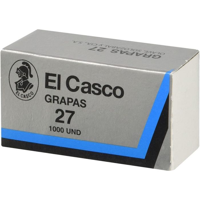 El Casco Grapas Nº27 gralvanizadas -Caja De 1000-