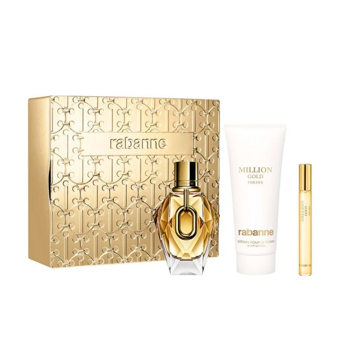 Rabanne Million Gold For Her Estuche 3 Pz