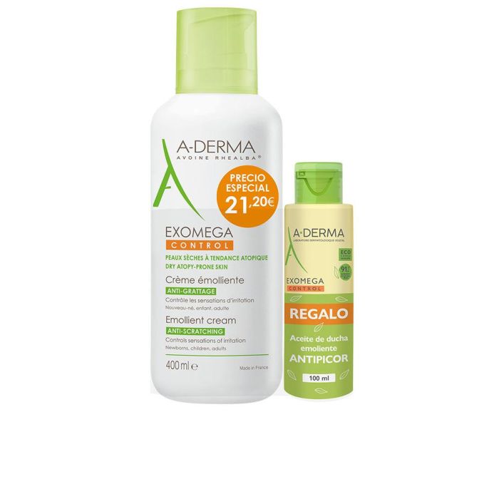 A-Derma Exomega Control Crema Estuche "Pvp 21,90" 2 Pz