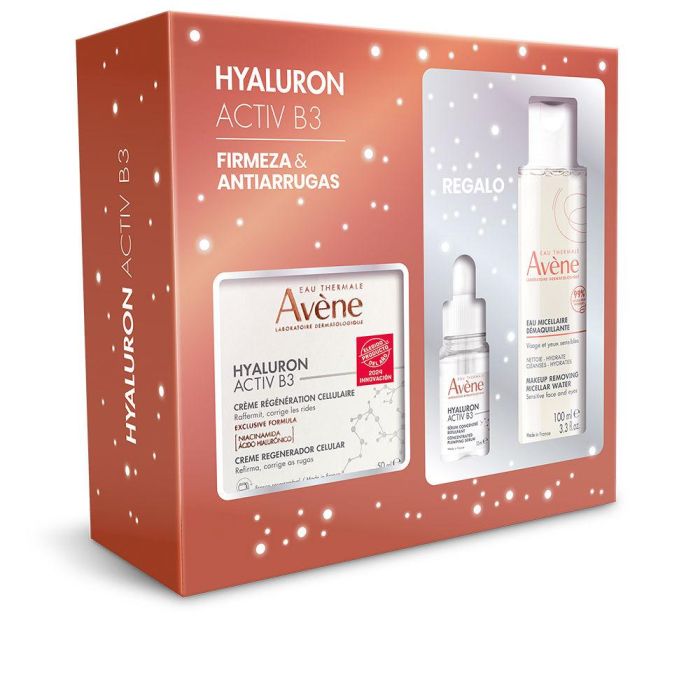 Avene Hyaluron Activ B3 Crema + Agua Miclear + Serum Hab3 Estuche 3 Pz