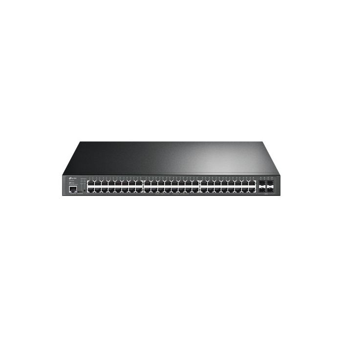 TP-LINK SWITCH GESTIONABLE L2+ JETSTREAM ™ 52 PUERTOS GIGABIT CON 48 PUERTOS PoE+,CONTROLADOR OMADA SDN