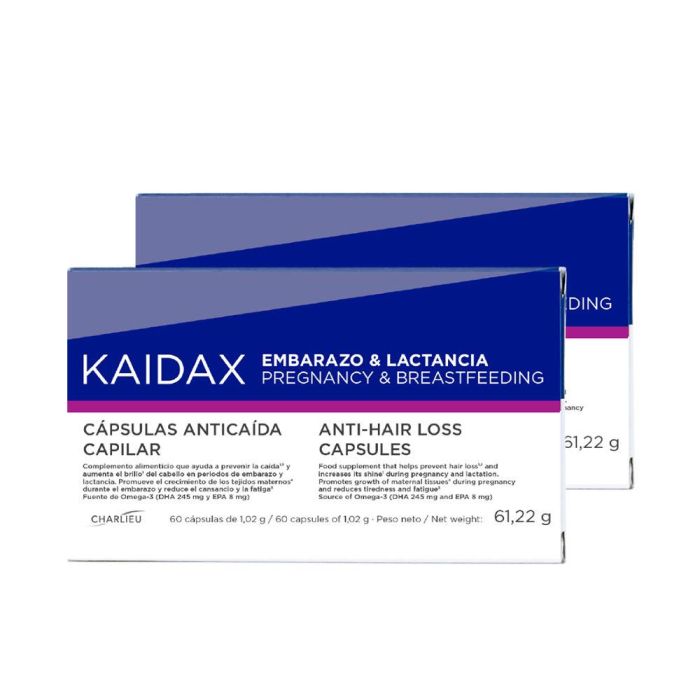 Topicrem Kaidax Cápsulas Embarazo & Lactancia Pack 2 X 60 Cápsulas