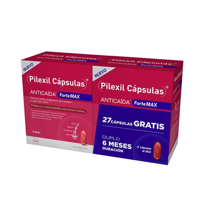 Pilexil Forte Max Cápsulas Anticaída Pack 2 X 90 Unidades