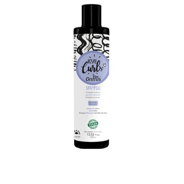 Griffus Love Curls Champú Limpiador Suave 2A-4C 400 mL