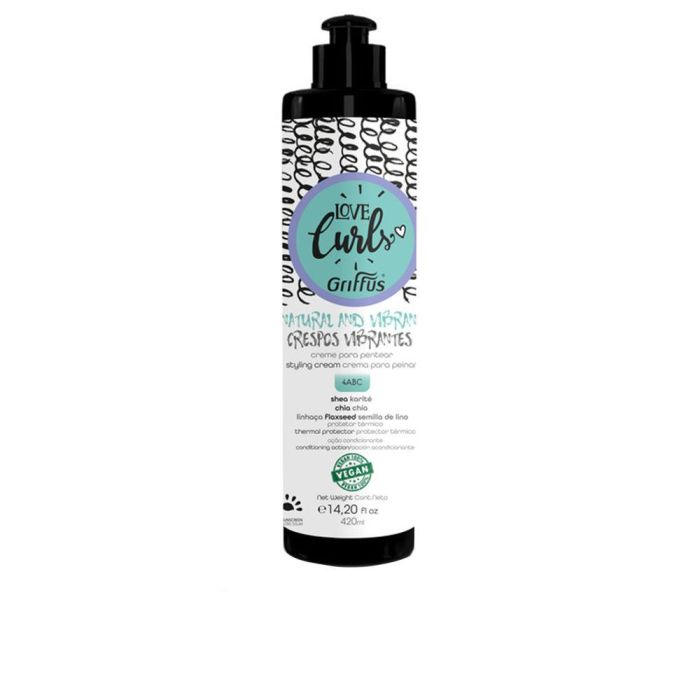 Love curls crema para peinar crespos vibrantes 4abc 420 ml