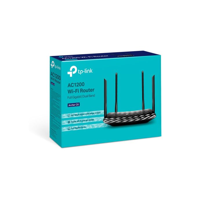TP-LINK Archer C6 router inalámbrico Ethernet rápido Doble banda (2,4 GHz / 5 GHz) Blanco 3