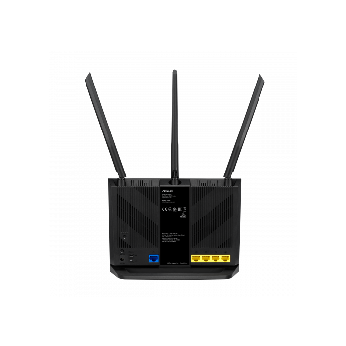ASUS 4G-AX56 router inalámbrico Gigabit Ethernet Doble banda (2,4 GHz / 5 GHz) 3G Negro 1