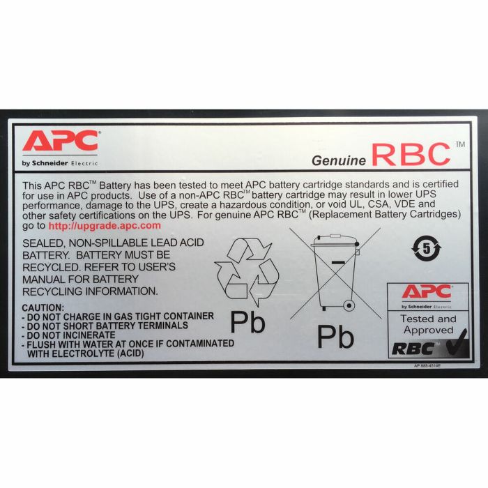 Batería para SAI APC RBC6 Recambio 24 V 1