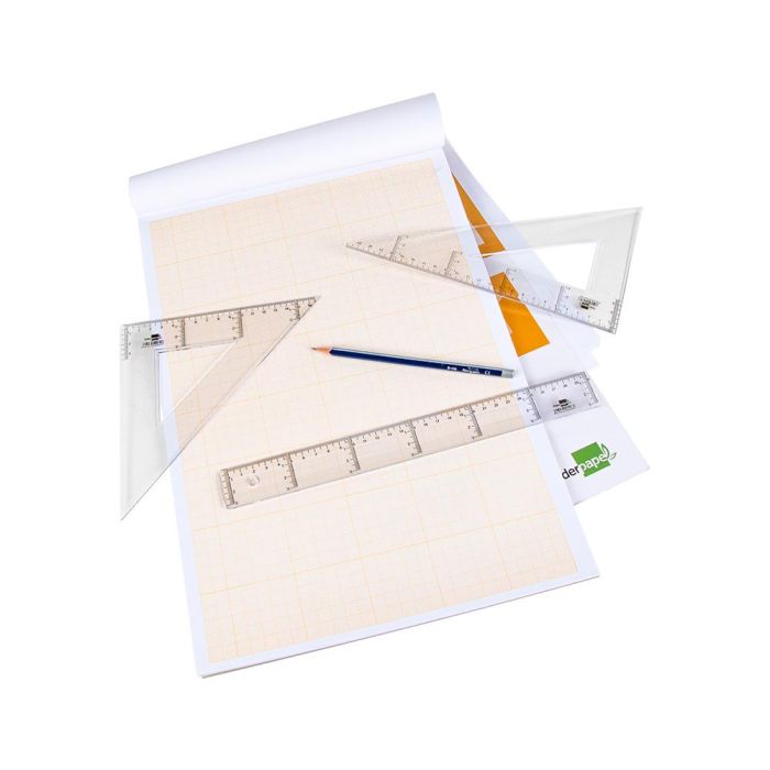 Bloc Papel Milimetrado Liderpapel Encolado 210x297 mm 50 Hojas 80 gr-M2 5