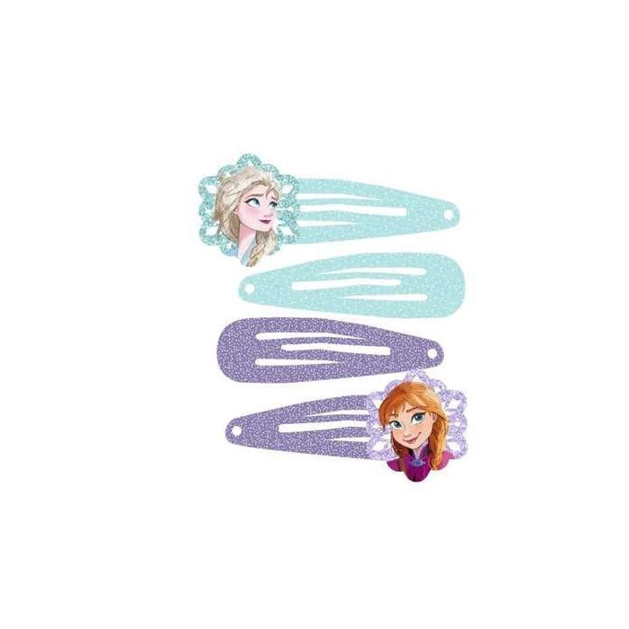 Accesorios Pelo Clips 4 Piezas Frozen 6.5 X 12.5 X 0.1 Cm 1