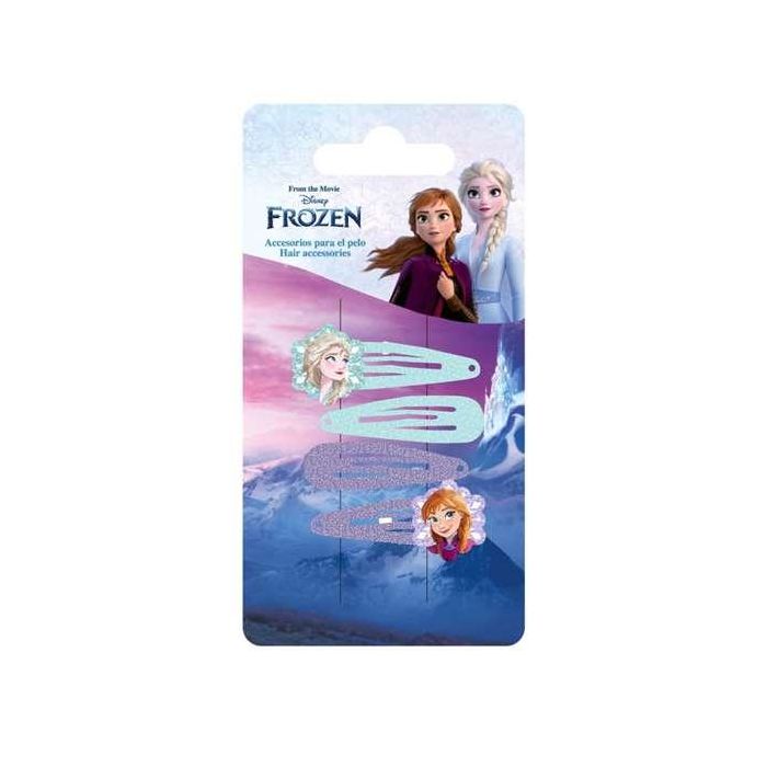 Accesorios pelo clips 4 piezas frozen 6.5 x 12.5 x 0.1 cm