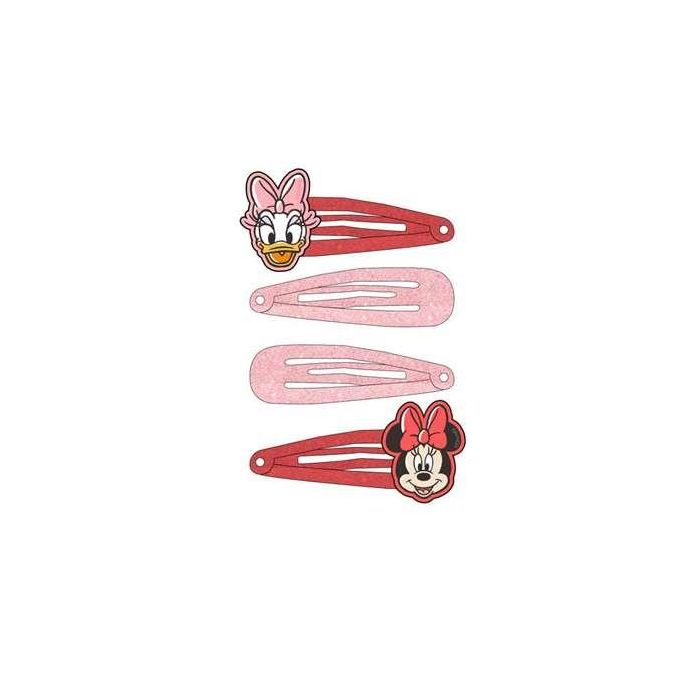 Accesorios Pelo Clips 4 Piezas Minnie 6.5 X 12.5 X 0.1 Cm 1