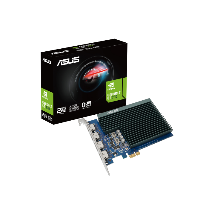 Tarjeta Gráfica Asus GeForce GT 730 NVIDIA GeForce GT 730 2 GB RAM GDDR5 4