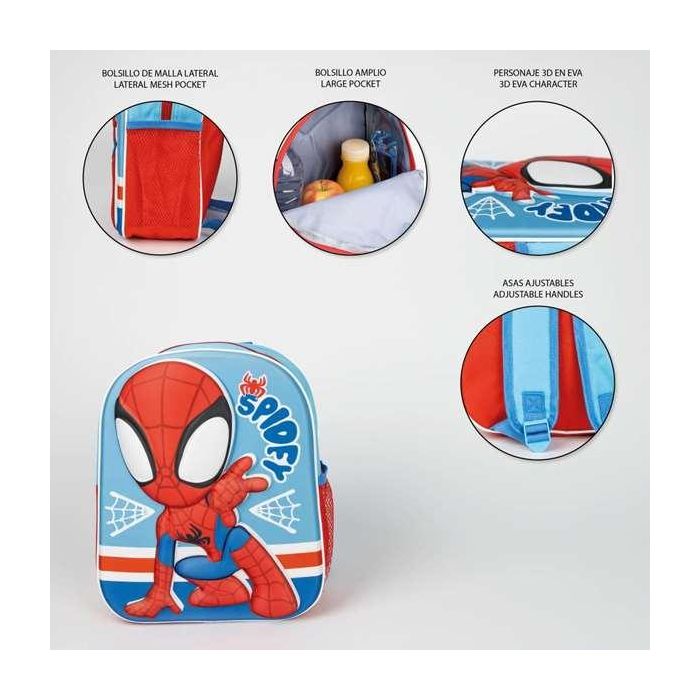 Mochila Infantil 3D Spidey 25.0 X 31.0 X 1.0 Cm 5