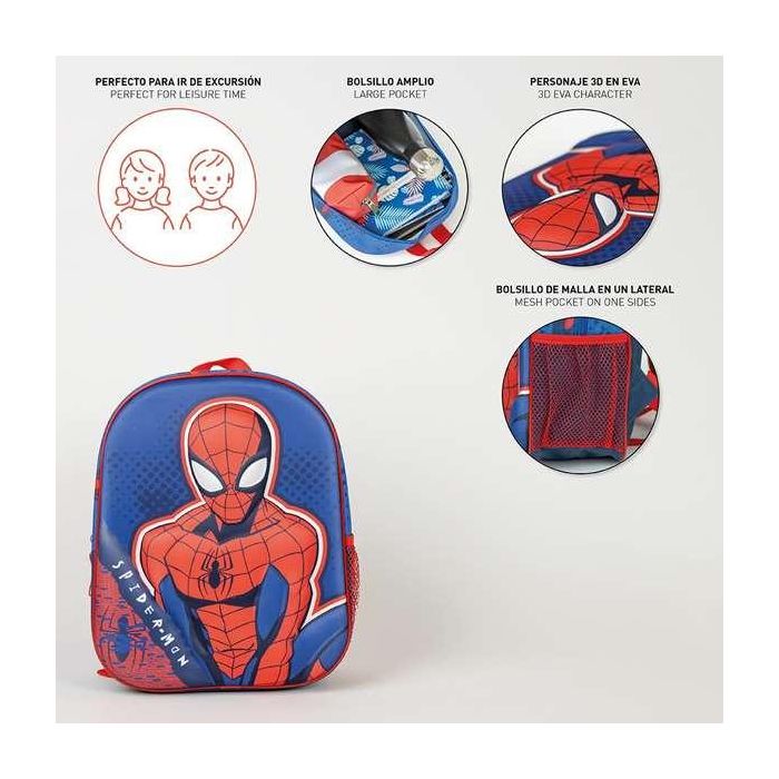 Mochila Escolar 3D Spider-Man 3