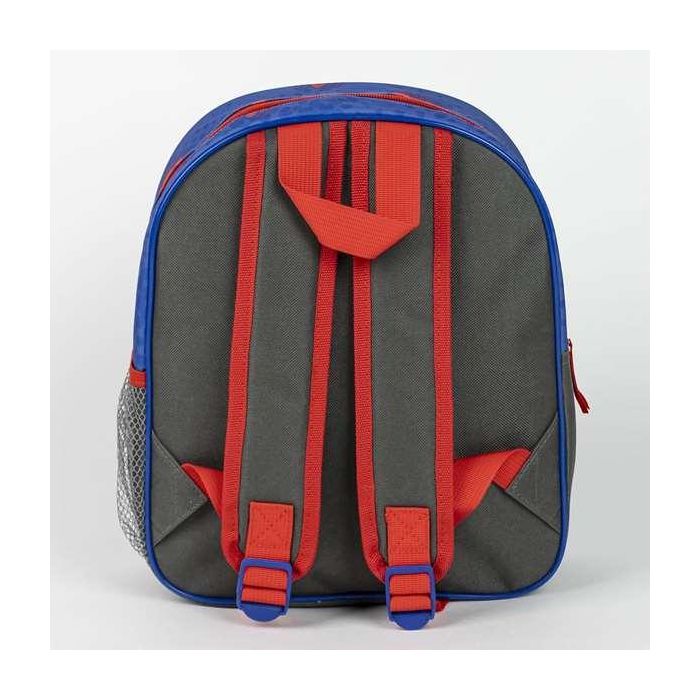 Mochila Escolar Spider-Man Azul 8 x 30 x 25 cm 1