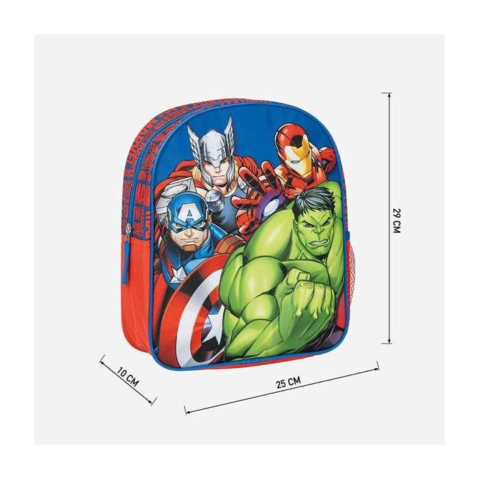 Mochila Escolar The Avengers Azul 25 x 20 x 30 cm 4