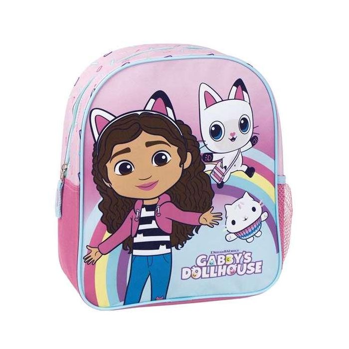 Mochila infantil escolar gabby´s dollhouse 25.0 x 20.0 x 30.0 cm