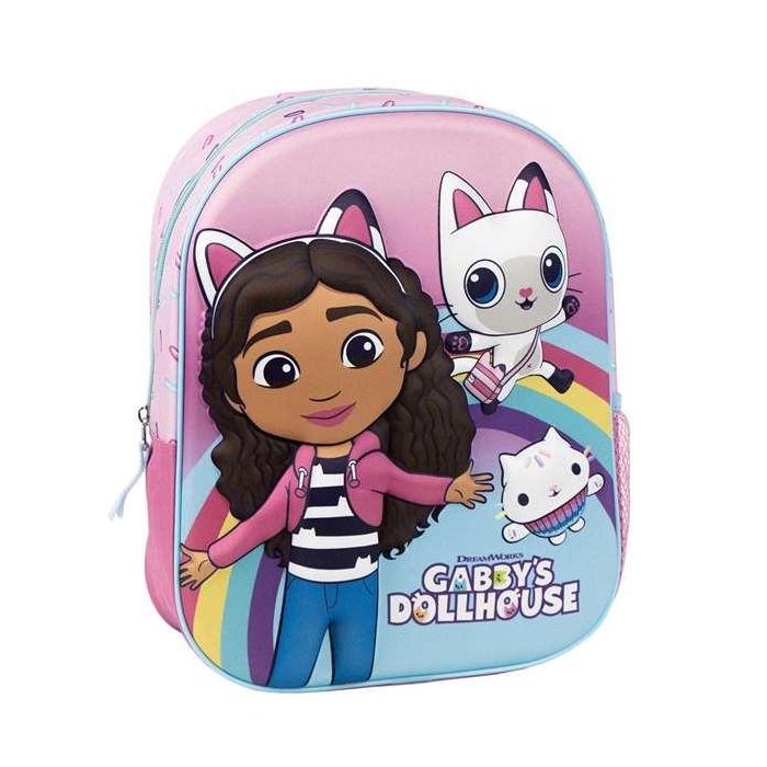 Mochila infantil 3D gabby´s dollhouse 8.0 x 32.0 x 26.0 cm