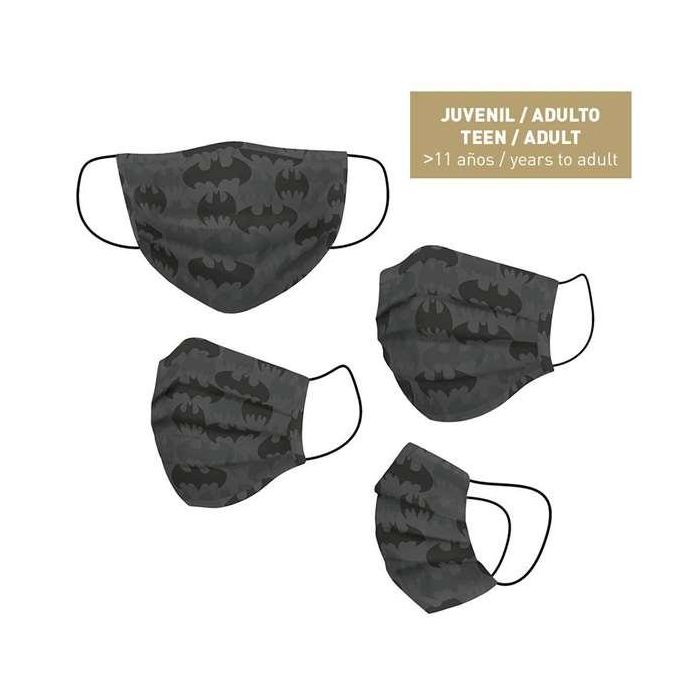 Mascarilla higiénica reutilizable homologada batman Mascarilla higiénica reutilizable homologada batman