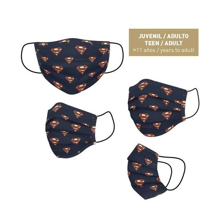 Mascarilla higiénica reutilizable homologada superman Mascarilla higiénica reutilizable homologada superman
