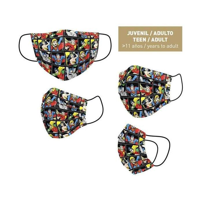 Mascarilla higiénica reutilizable homologada dc comics Mascarilla higiénica reutilizable homologada dc comics