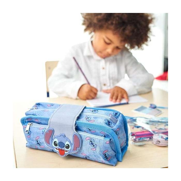 Estuche Escolar Stitch Azul 2