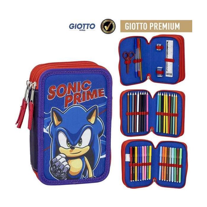 Plumier con accesorios giotto sonic prime 12.5 x 6.5 x 19.5 cm