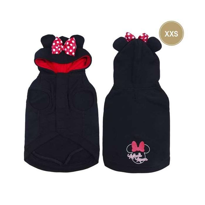 Sudadera Para Perro Xxs Cotton Brushed Minnie Negro XXS 5