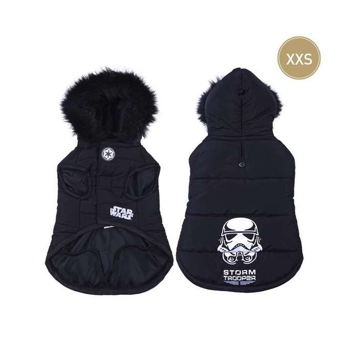 Abrigo para Perro Star Wars Negro XXS Abrigo para Perro Star Wars Negro XXS