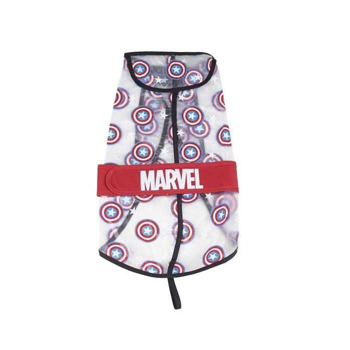 Chubasquero para Perro The Avengers Transparente Rojo M 1