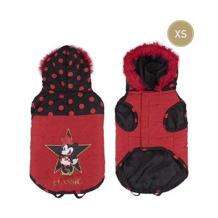 Abrigo para Perro Minnie Mouse Negro XS Rojo 4