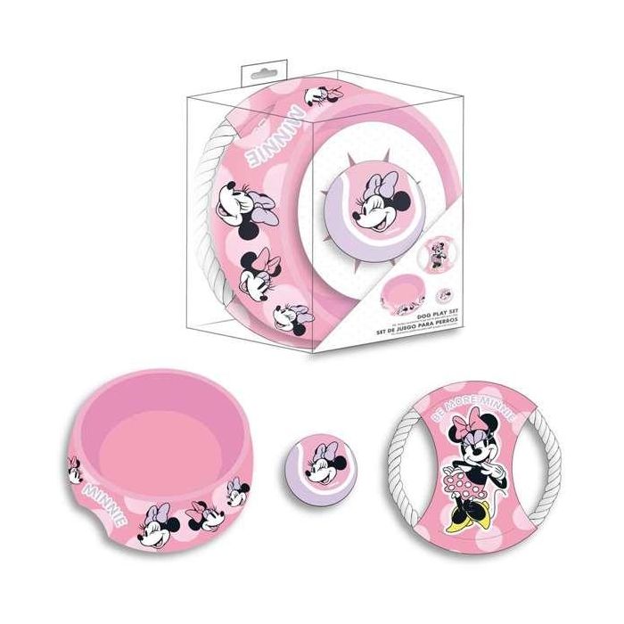 Set para mascotas juguete minnie 21.0 x 21.0 x 8.8 cm