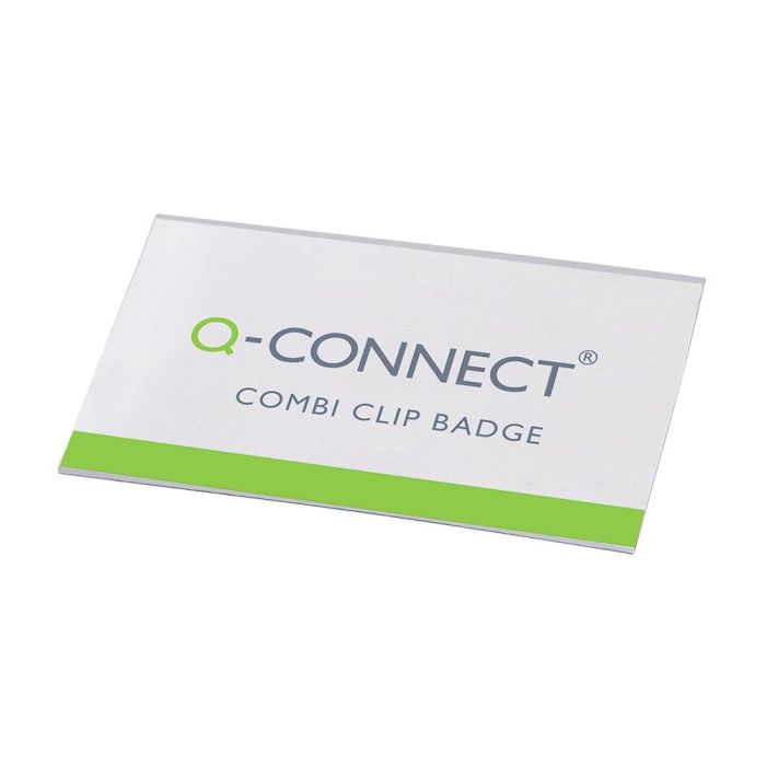 Identificador Con Pinza E Imperdible Q-Connect Kf01567 54x90 mm 50 unidades 2