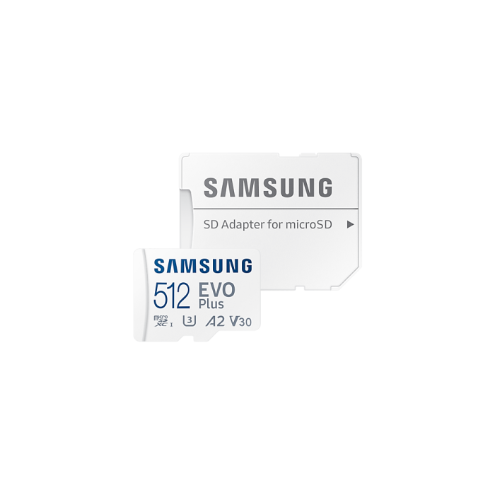 Tarjeta de Memoria Micro SD con Adaptador Samsung MB-MC512KAEU 512 GB UHS-I 130 MB/s 3