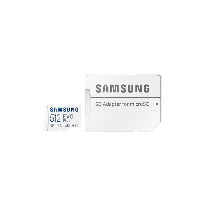 Tarjeta de Memoria Micro SD con Adaptador Samsung MB-MC512KAEU 512 GB UHS-I 130 MB/s 5