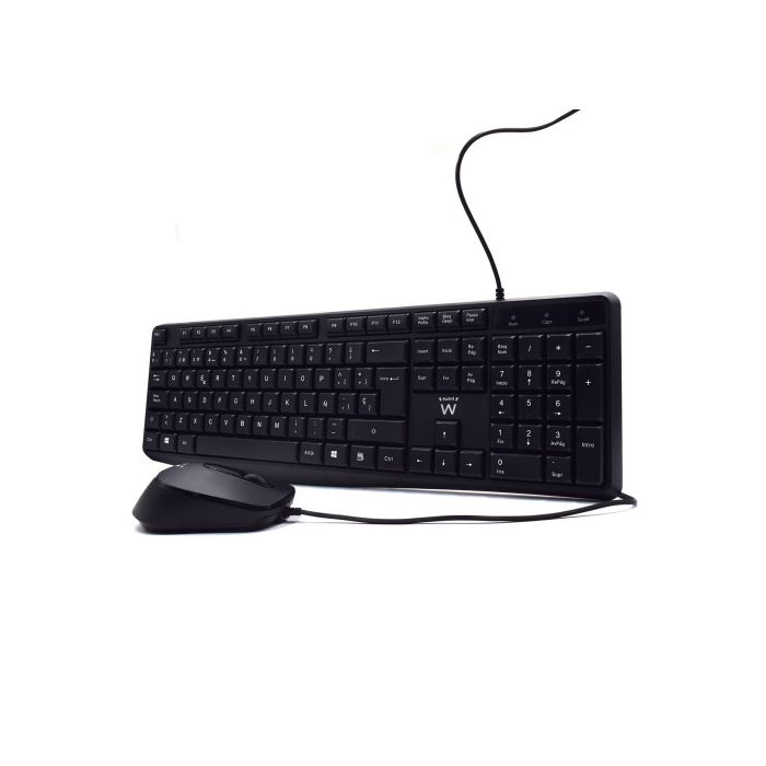 Ewent EW3006 teclado USB QWERTY Español Negro 1