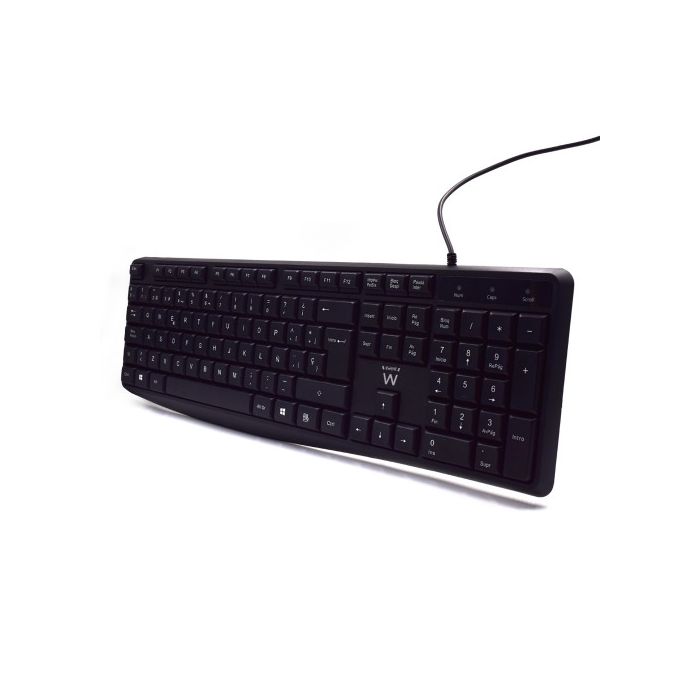 Teclado Ewent EW3001 Negro Qwerty Español 1