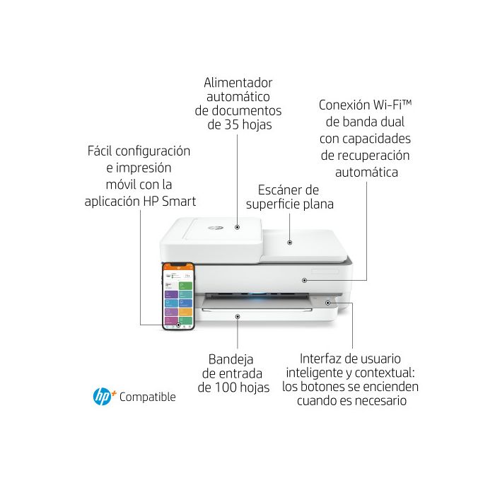 HP ENVY 6420e Inyección de tinta térmica A4 4800 x 1200 DPI 10 ppm Wifi 1