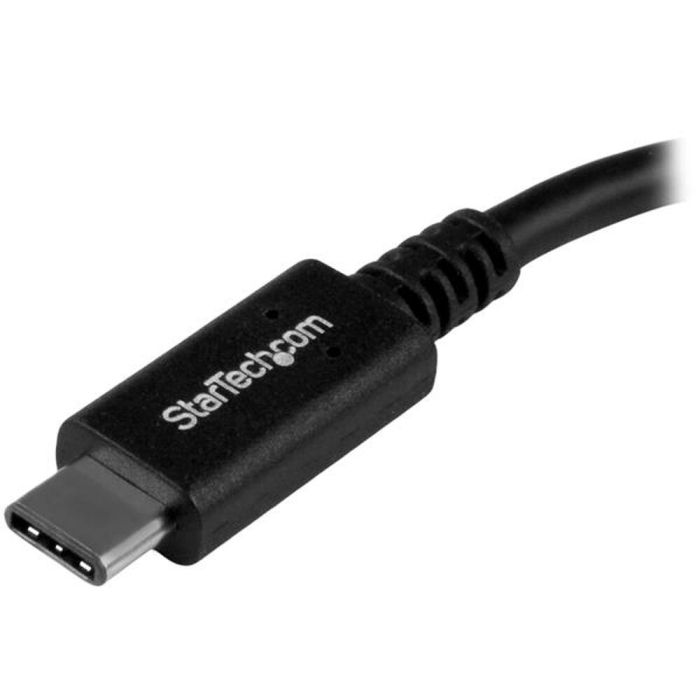 Cable USB A a USB C Startech USB31CAADP Negro 1