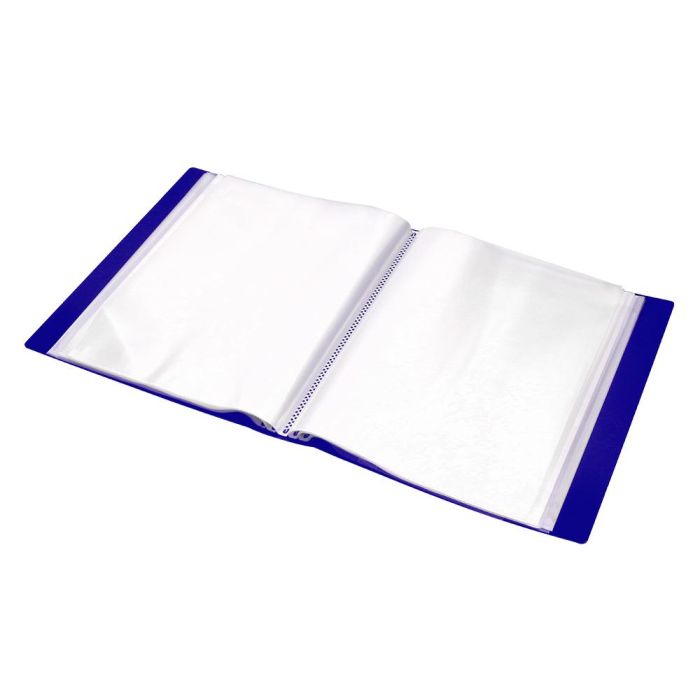 Carpeta Liderpapel Personaliza 37862 100 Fundas Polipropilenodin A4 Azul Con Cajetin 7