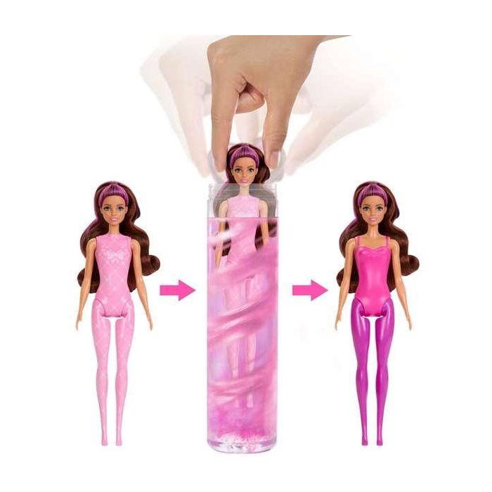 Muñeca Barbie Color Reveal Bailarinas De Ballet. Incluye seis sorpresas en un mismo paquete. - Modelos surtidos 3