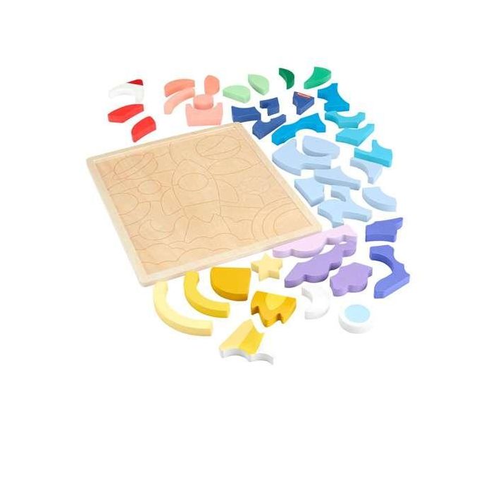 Puzzle Madera Del Espacio Fisher-Price con 42 piezas. 3