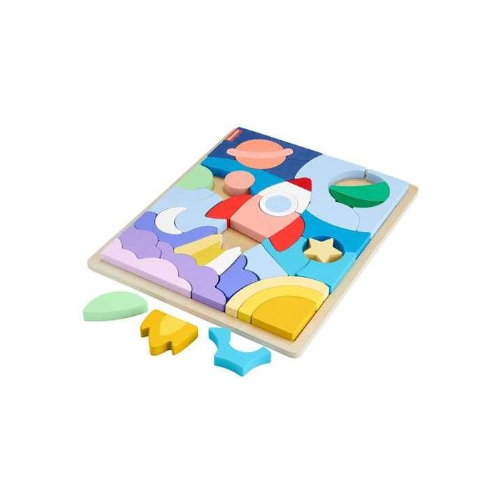 Puzzle Madera Del Espacio Fisher-Price con 42 piezas. 4