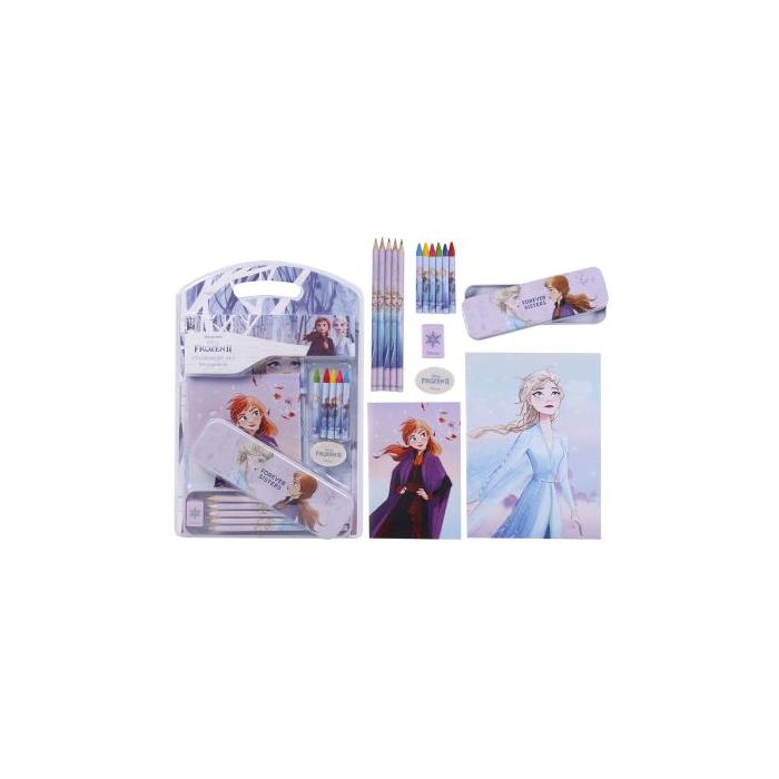 Set de Papelería Frozen Lila (16 pcs) Set de Papelería Frozen Lila (16 pcs)
