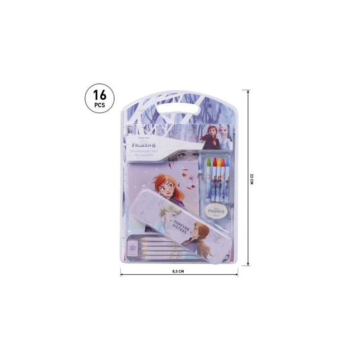 Set de Papelería Frozen Lila (16 pcs) 1 Set de Papelería Frozen Lila (16 pcs) 1