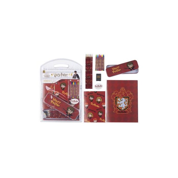 Set de Papelería Harry Potter 16 Piezas Rojo Set de Papelería Harry Potter 16 Piezas Rojo
