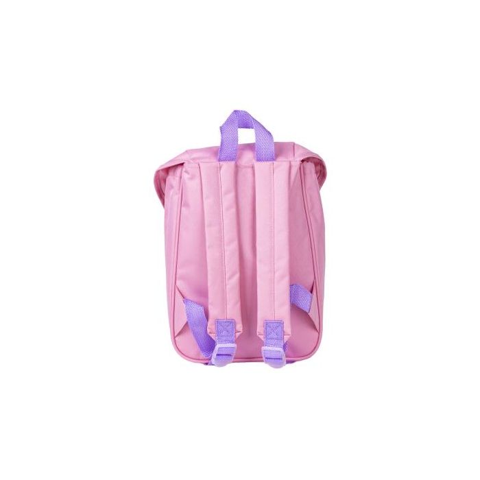 Mochila Guarderia Personaje Solapa Minnie Rosa 1