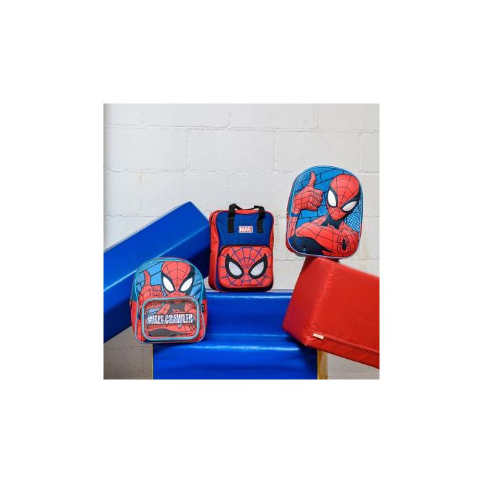 Mochila Infantil 3D Spider-Man Rojo Azul 25 x 31 x 10 cm 5