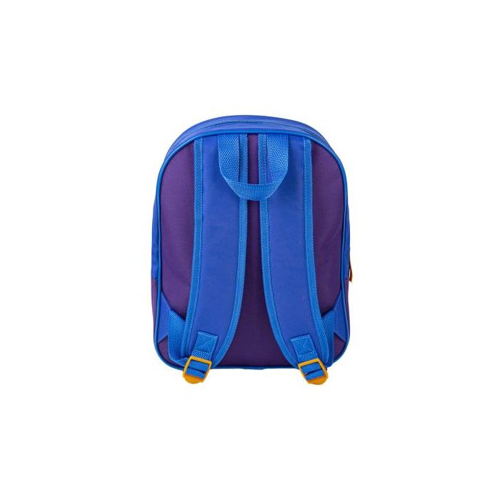 Mochila Escolar 3D Sonic Naranja Azul 25 x 31 x 9 cm 1